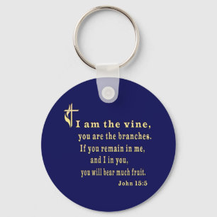 John 15:5 key ring