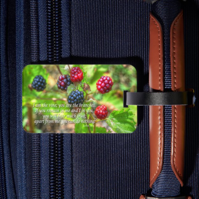 John 15:5 luggage tag (Back Insitu 2)