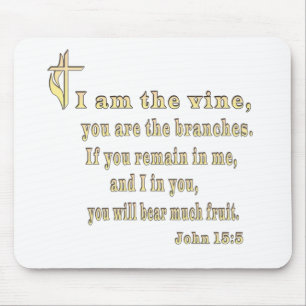 JOhn 15:5 Mouse Pad