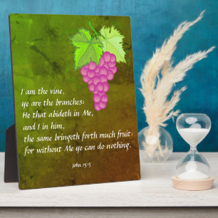 John 15:5 Plaque