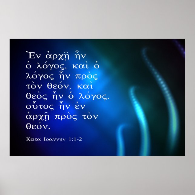 John 1:1-2 poster (Front)