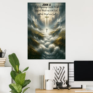 John 1:1  In the beginning was the Word Poster