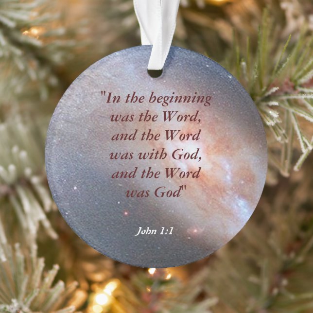 John 1:1 ornament (Tree)