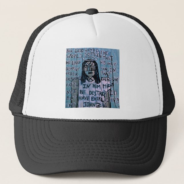JOHN 316 TRUCKER HAT (Front)