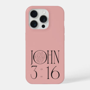 John 3:16 - Bible Verse iPhone 15 Pro Case