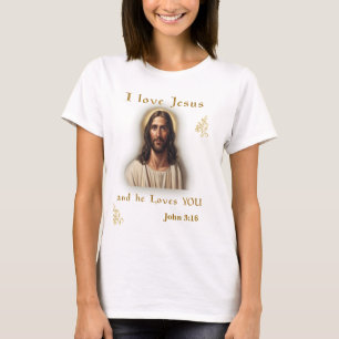 John 3:16 Bible verse T-Shirt