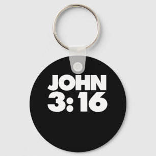 John 3:16 bible verses for christians key ring