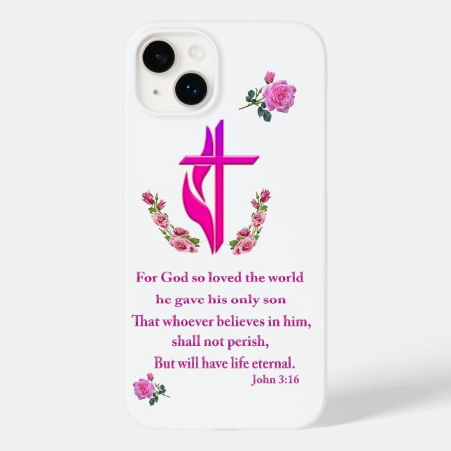 John 3:16 Case-Mate iPhone case (Back)