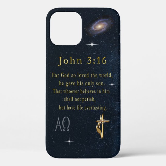 John 3:16 Case-Mate iPhone case (Back)