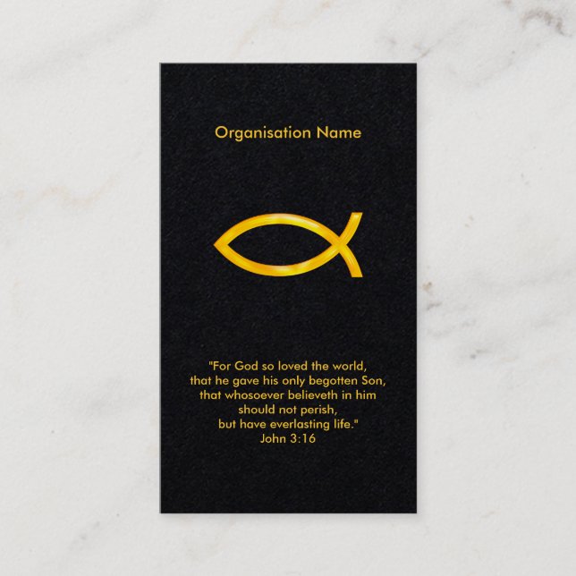 John 3:16 | Christian Business Card (Front)