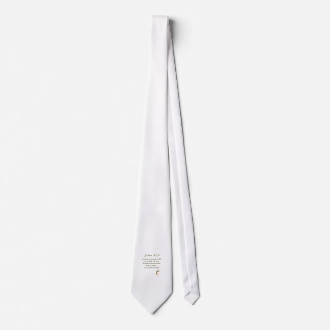 John 3:16 christian gifts tie (Front)