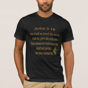 John 3:16 Christian t-shirt