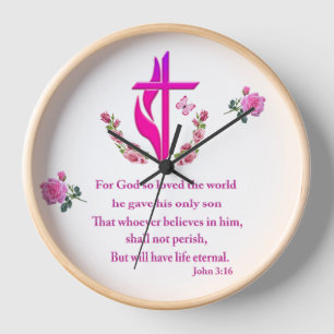 John 3:16 clock