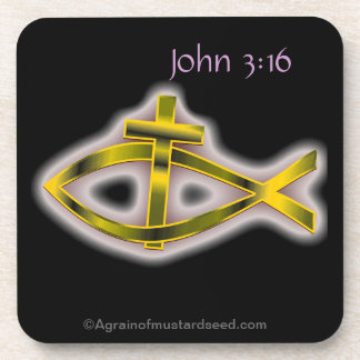 John 3:16 coaster