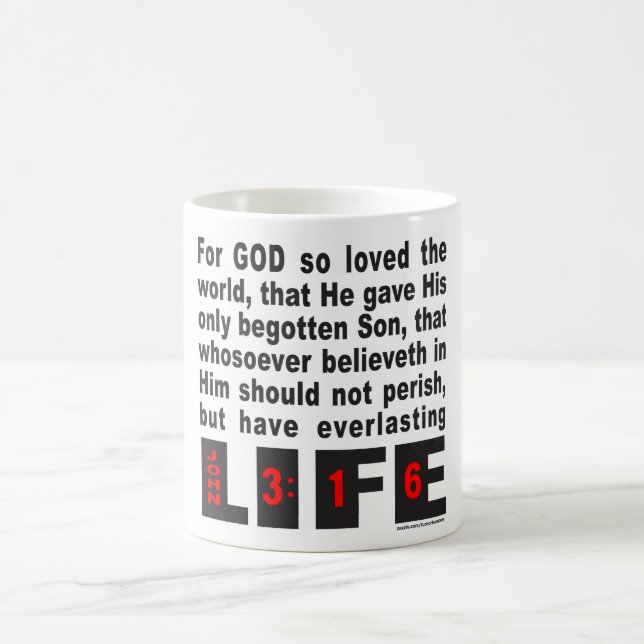 JOHN 3:16 COFFEE MUG (Center)