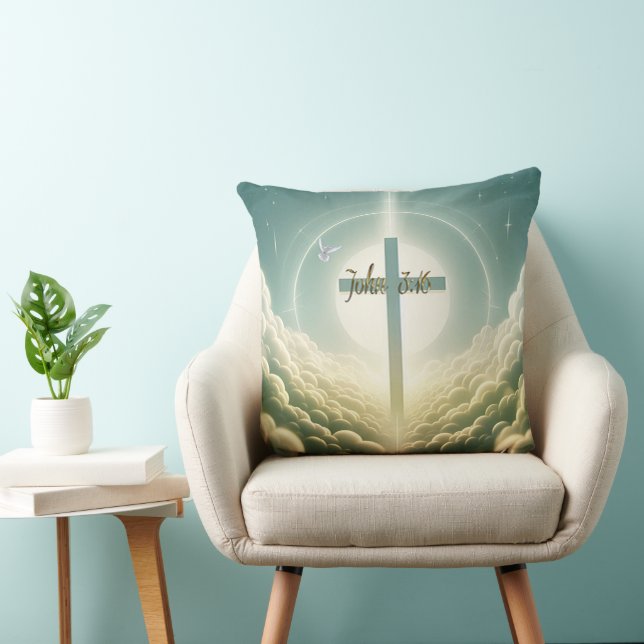 John 3:16 cushion (Chair)