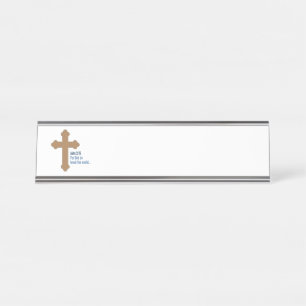 John 3:16 desk name plate