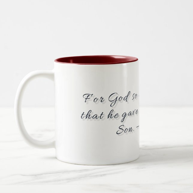 John 3:16, Gift Mug (Left)