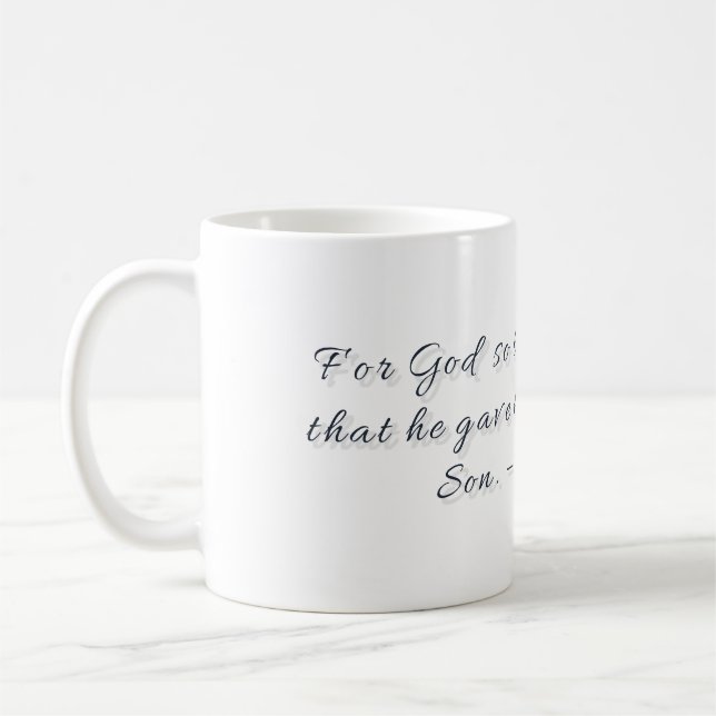 John 3:16, Gift Mug (Left)