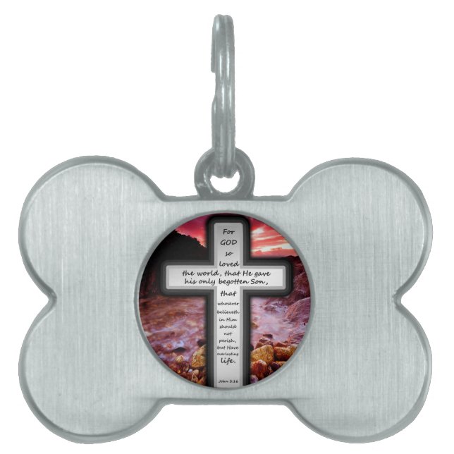 John 3:16 Gifts Pet Tag (Front)