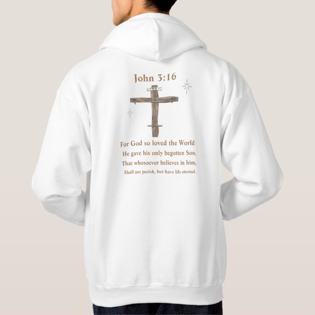 John 3:16 hoodie (Back)