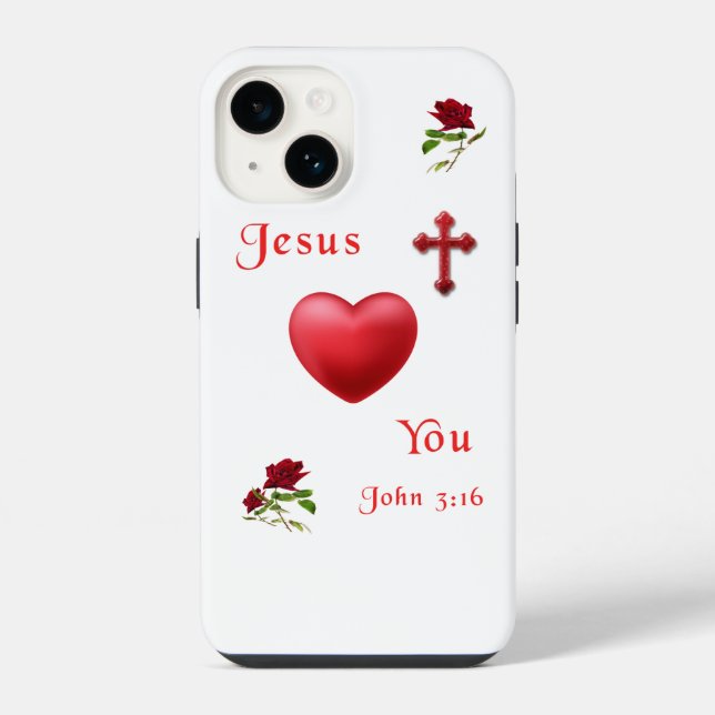 John 3:16 iPhone case (Back)