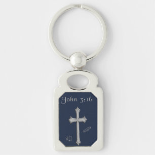 John 3:16 Jewlery Key Ring