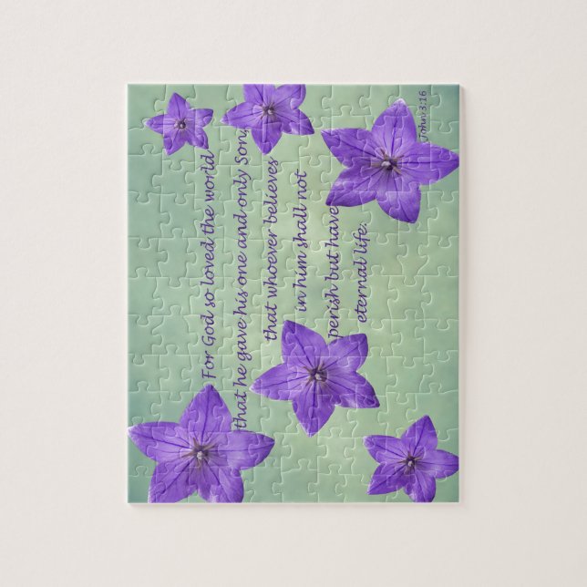 John 3:16 jigsaw puzzle (Vertical)
