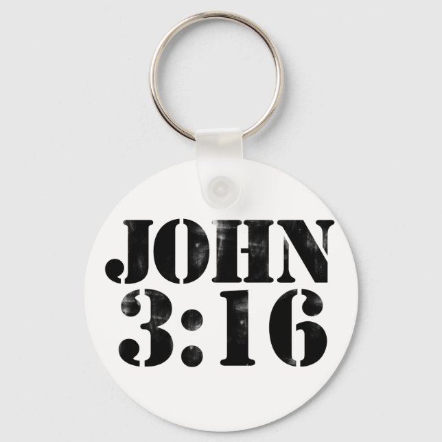 John 3:16 key ring (Front)