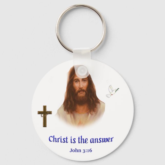 John 3:16 key ring (Front)