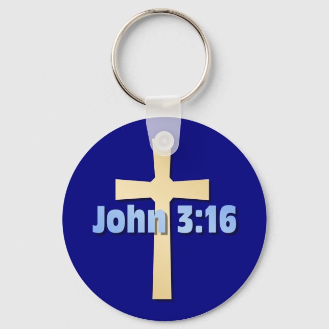 John 3:16 key ring (Front)