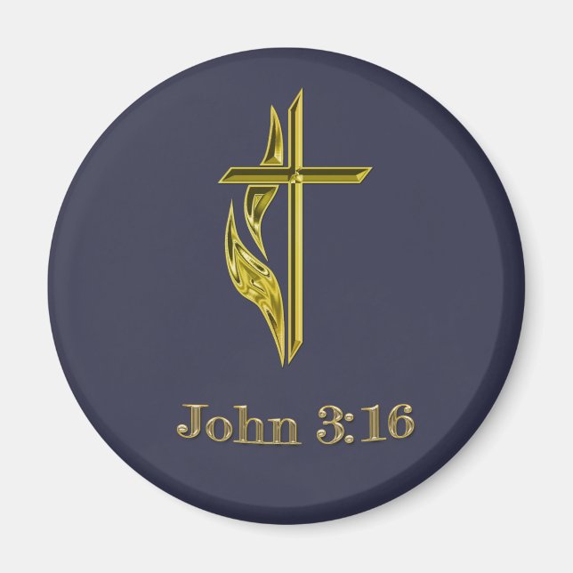 John 3:16 magnet (Front)
