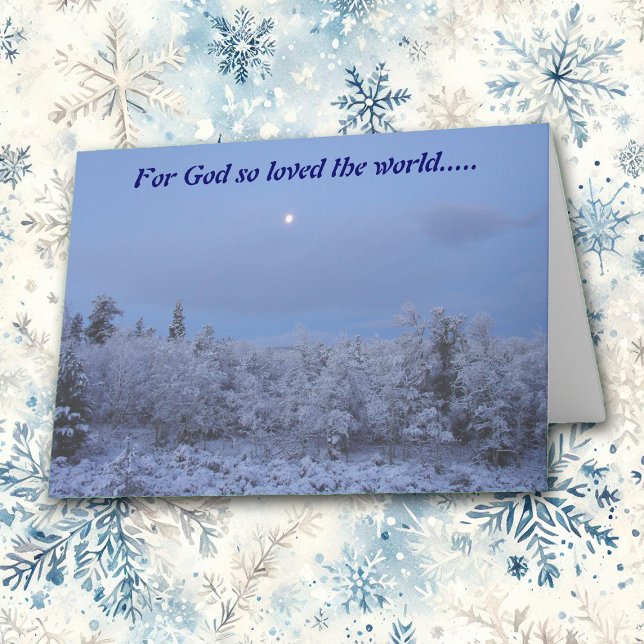 John 3:16 Mountain Dawn Christmas Card (Creator Uploaded)