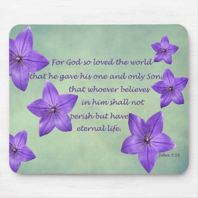 John 3:16 mouse pad (Front)