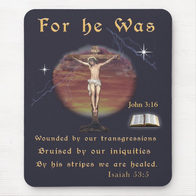 John 3:16 mouse pad (Front)