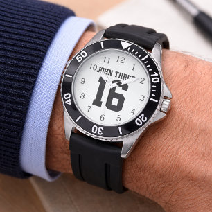 John 3:16 Numbers Men's  Watch