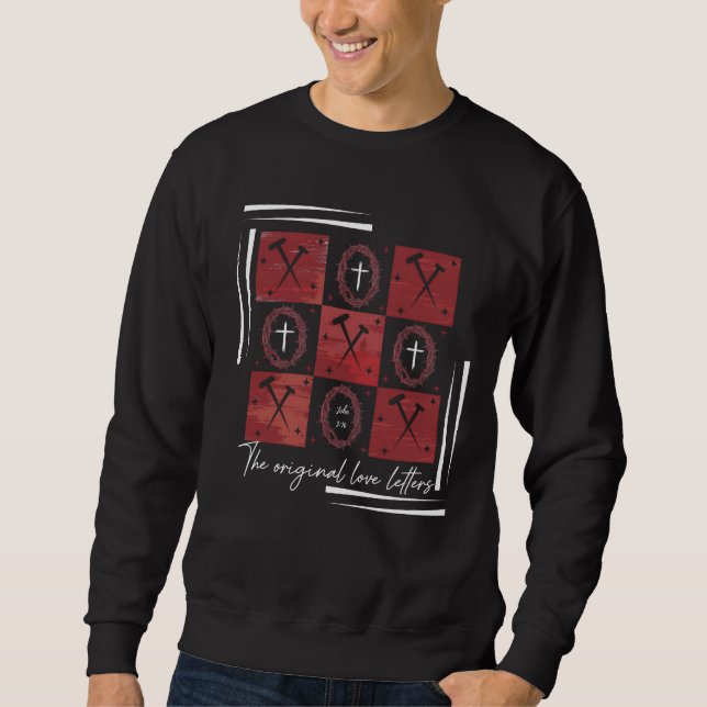John 3:16 Original Letters for Love Sweatshirt (Front)