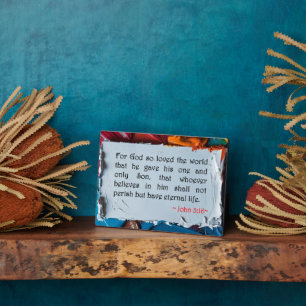 John 3:16 plaque