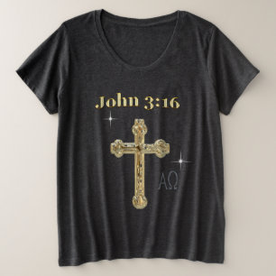 John 3:16 plus size T-Shirt