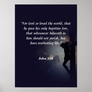 John 3:16 poster