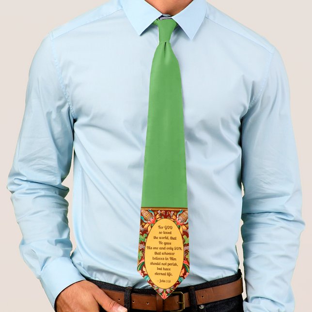 John 3:16 Quote Lenten Tie (Creator Uploaded)