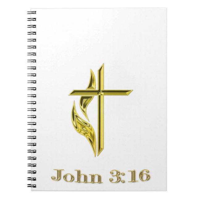 John 3:16 spiral notebook (Front)
