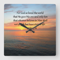 JOHN 3:16 SUNRISE OVER THE OCEAN PHOTO