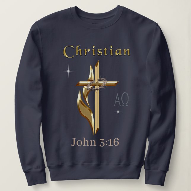 John 3:16 sweatshirt (Design Front)