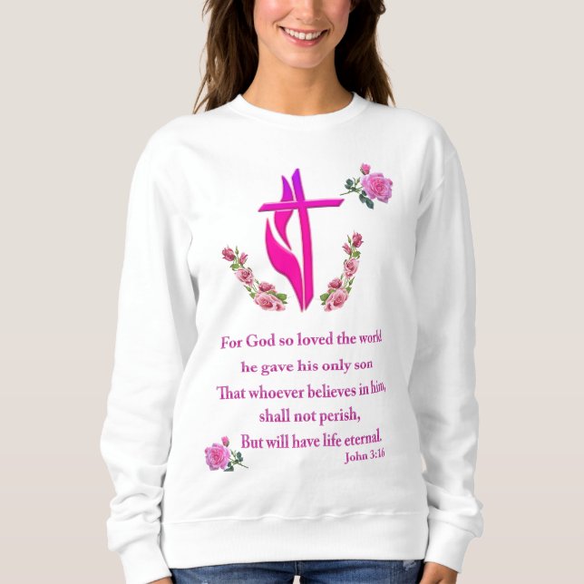 John 3:16 sweatshirt (Front)