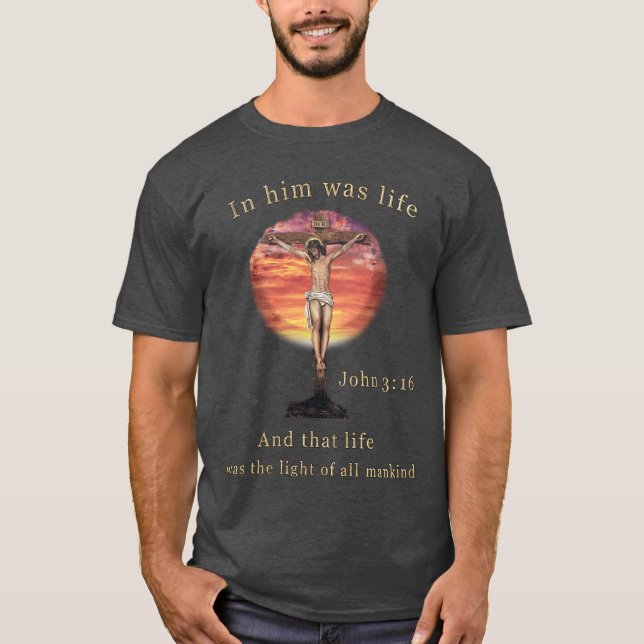 John 3:16 T-Shirt (Front)