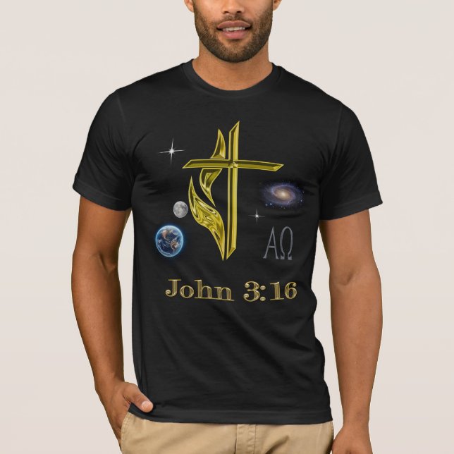 John 3:16  T-Shirt (Front)