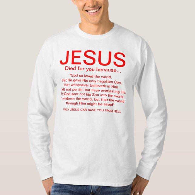 John 3:16 T-Shirt (Front)