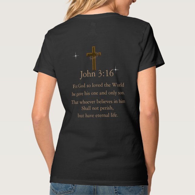 John 3:16 T-Shirt (Back)