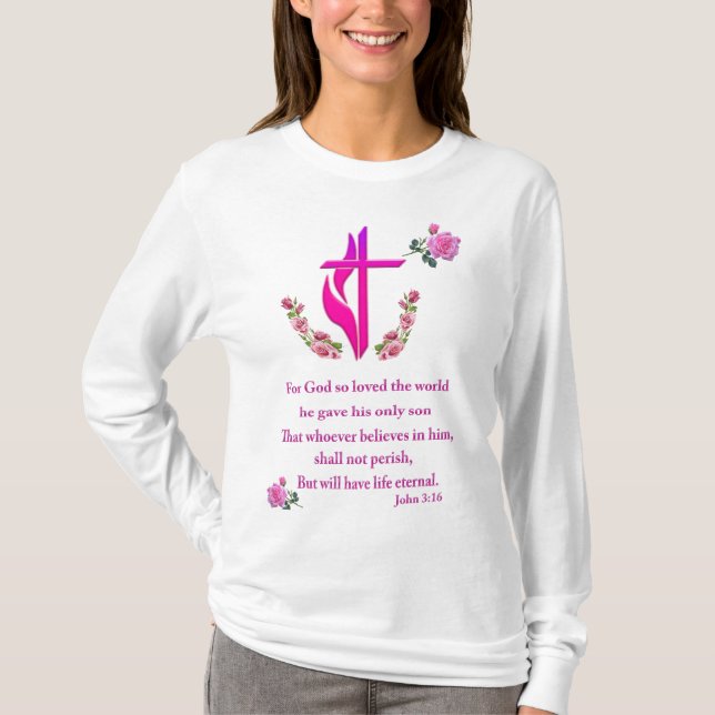 John 3:16 T-Shirt (Front)